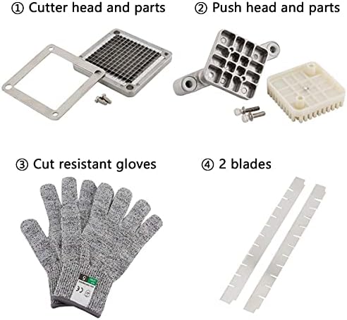 Commercial Vegetable Dicer, 1/2" +1/4" +3/8" - Image 7
