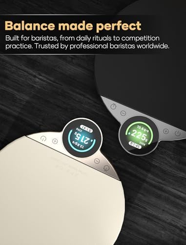 Balance Pro Pour Over Coffee Scale with Timer, Brew Assist Mode