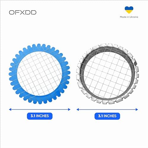 Egg Dicer for Hard Boiled Eggs - Wire Egg Salad Chopper Grid - Metal & Plastic Potato, Carrot & Egg Cutter, Set of 3 - Manual Grid for Salads, Appetizers and Sandwiches - Image 3
