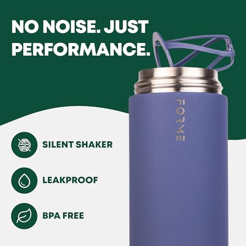 FORME - Blender Shaker Bottle, Double Insulated Stainless Steel, 23.7 oz - Image 2