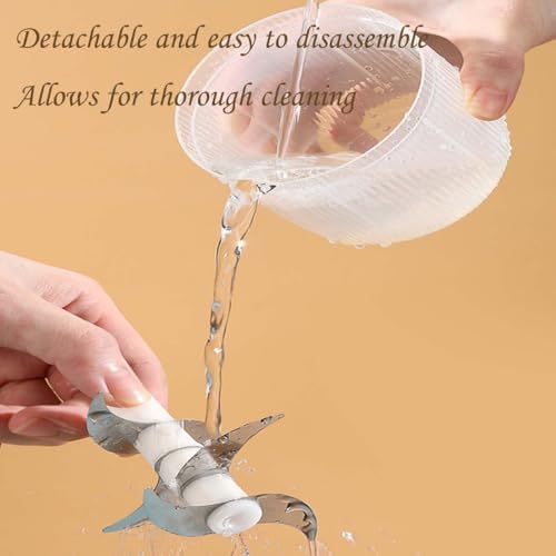 Electric Garlic Chopper, 2026 Upgrade Mini Portable Veggie Cutter, USB Charging Wireless Electric Food Chopper, One-Touch, 4 Sharp Stainless Steel Blades for Meat Fruits Vegetables (White) - Image 3