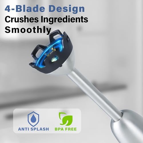 REVOTRA Immersion Blender Handheld, 6 in 1 Hand Blender Stainless Steel - Image 5
