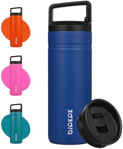 BJPKPK 20 oz Insulated Travel Water Bottle, Coffee Tumbler Stainless Steel by BJPKPK