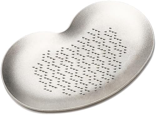 Japanese Grater Plate for Ginger & Wasabi, 3.4", Made in Japan