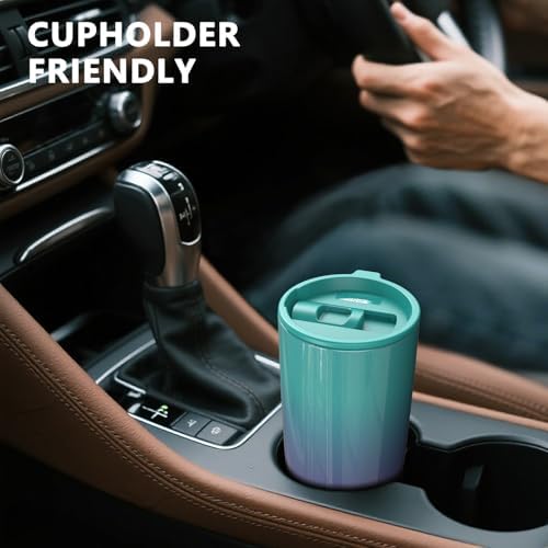 TILUCK 20 oz Insulated Coffee Tumbler with BPA-Free Lid - Image 4
