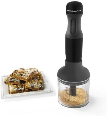 KitchenAid KHB2351OB 3-Speed Hand Blender, Onyx Black