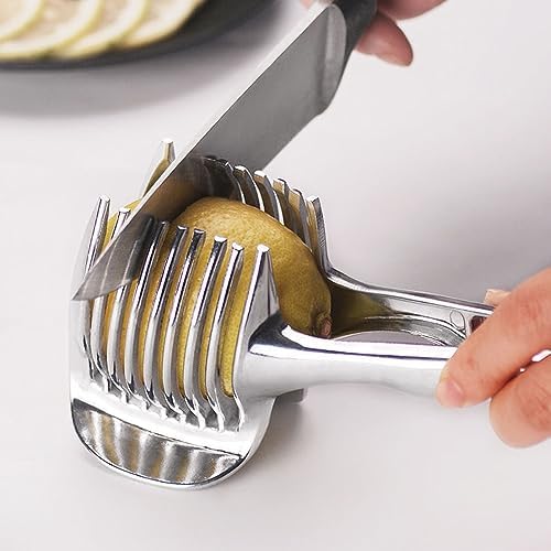Stainless Steel Multipurpose Handheld Round Fruit Tongs for Onions, Avocados, Eggs and Other Vegetables - Image 3