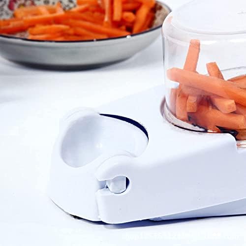 Vegetable Chopper Pro Onion Chopper Slicer Dicer Cutter Food Processor Mandoline Slicer Vegetable Dicer Manual Food Choppers And Dicers Cheese Shredder White - Image 3