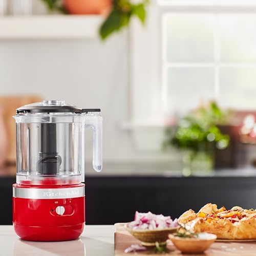 KitchenAid 5 Cup Food Chopper Cordless KFCB519PA, Passion Red - Image 5