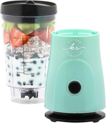 Kitchen Selectives 14-Ounce Mini Blender, Color Series, Mint Green - Image 3