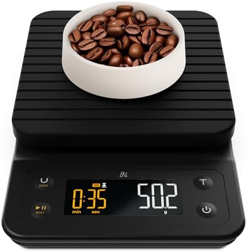 Coffee Scale with Timer, 0.1g Precision for Espresso & Matcha