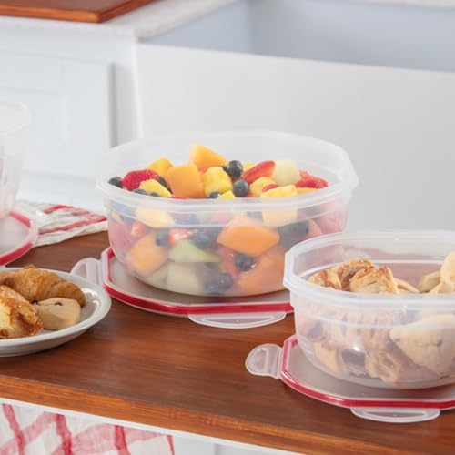 Ultra-Seal Bowl, Large Airtight Food Storage, 4.7 Qt, 4-Pack