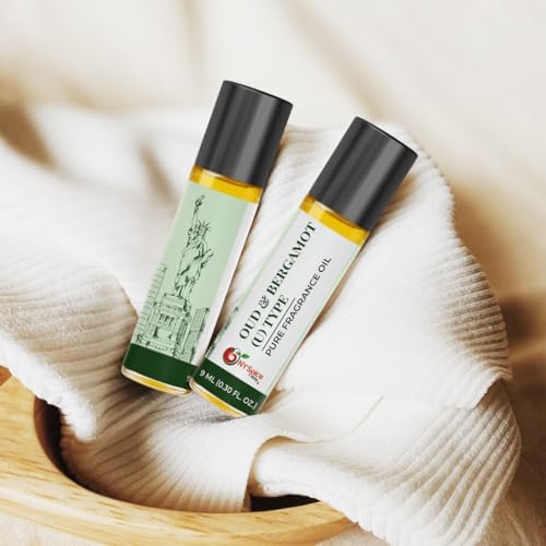 NY Spice Shop Oud & Bergamot U Type Musk Fragrance – Pack of 3 Bergamot Fragrance Oil & Soft Floral Scents – Musk Aroma Profile with Enduring Aroma Tone – Artisan Scent Oil for Scent Lovers - Image 5