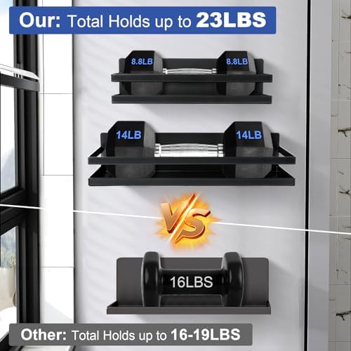 Large Magnetic Spice Rack for Refrigerator 2 Pack, Spice Organizer