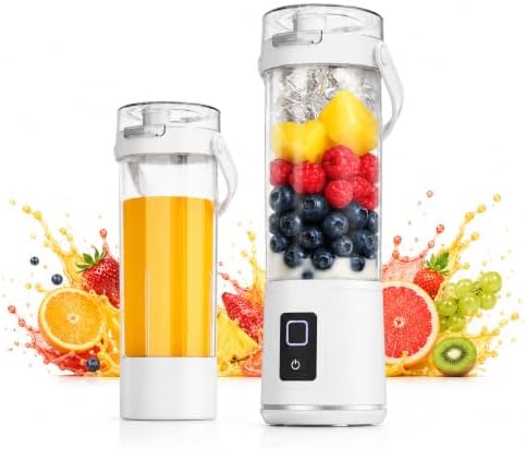 Portable Blender for Smoothies, Rechargeable Blend-and-Drink Cup by Susbie