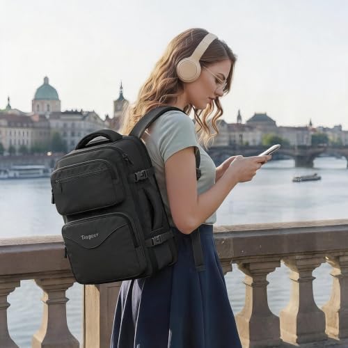 Taygeer Travel Backpack for Men, TSA Travel Laptop Backpack with Shoe Pouch - Image 6