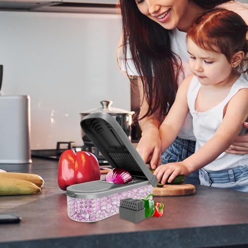 Spiralizer Vegetable Slicer Non-Slip Base, Stainless Steel Knives - Image 2