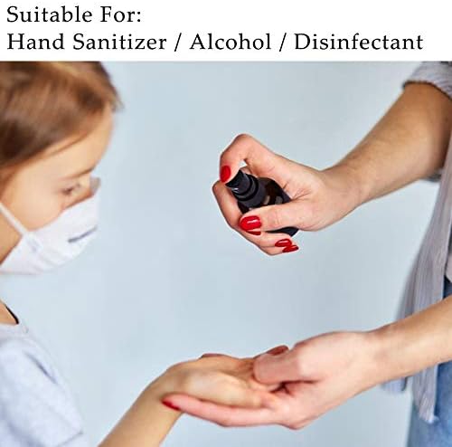 2oz Amber Glass Spray Bottles for Essential Oils, 9 Pack - Image 7