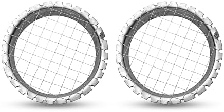 Egg Dicer for Hard Boiled Eggs 2 Pcs - Carrot, Potato & Egg Salad Chopper Grid/Slicer - Metal Egg Chopper for Hard Boiled Eggs and Vegetables with Wire Stainless Steel by OFXDD