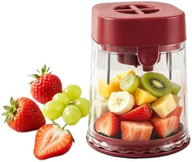 Fruit Slicer Cup, 2-in-1 Detachable Strawberry Slicer & Dicer by Unknown