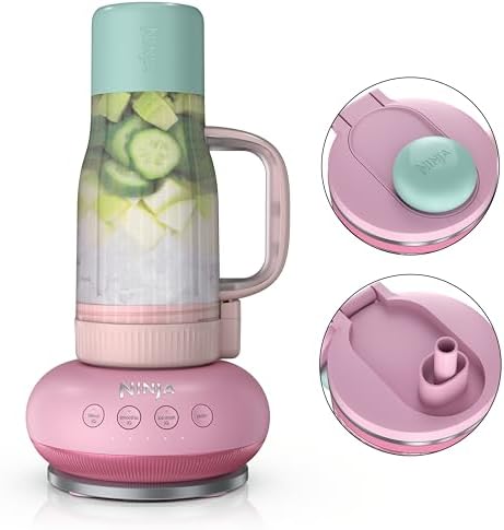 Ninja BlendBOSS Personal Blender, 26oz Tumbler, 1200PW, Pink, DB351PK1BRN by Unknown