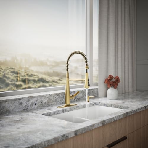 KOHLER Semi-Pro Kitchen Sink Faucet with Soap Dispenser