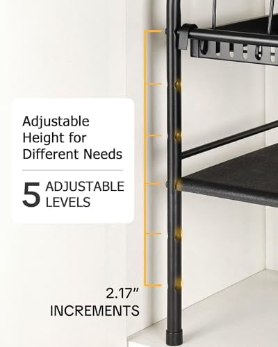 Pots and Pans Organizer Under Cabinet, 2-Tier Expandable Pot Rack