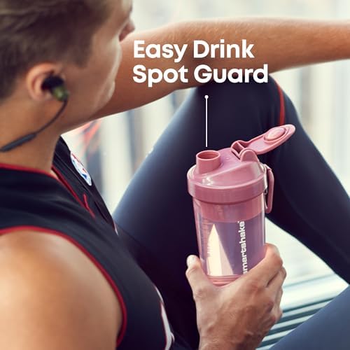 Smartshake O2GO ONE 4 Pack 800 ml/27 oz Protein Shaker Bottle | Silent Mixing | Leak-Proof Shaker Bottle | Shaker Cups For Protein Shakes | Gym Shaker Bottle | BPA-Free, Dishwasher Safe - Multicolor - Image 5