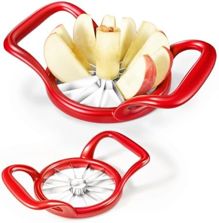 5.5 Inch Heavy Duty 12-Slice Apple Divider Wedger, Fruits Cutter Corer