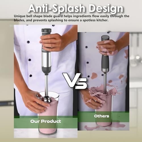 5-in-1 Cordless Immersion Blender with Rechargeable Handheld Battery - Image 5