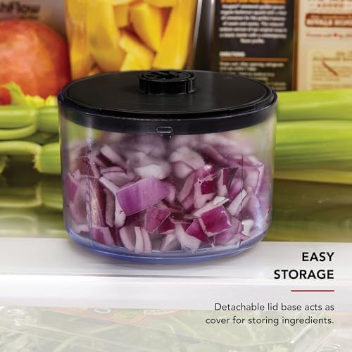 KitchenAid Manual Food Chopper, 3.8 Cup, Black - Image 7