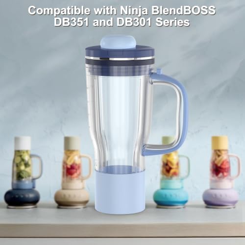 26 oz Personal Smoothie Tumbler Fit for Ninja BlendBOSS/CrushBOSS Blender - Image 3