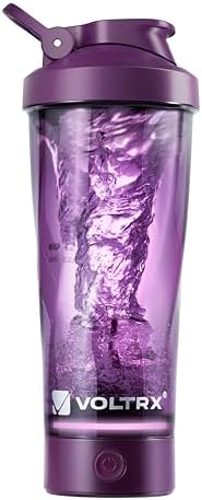 VortexBoost Electric Shaker Bottle, USB C Rechargeable Protein Shake Mixer, Shaker Cups for Protein Shakes and Meal Replacement Shakes, BPA-Free, Made with Tritan,Purple