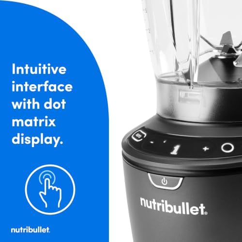 nutribullet® SmartSense Blender Combo, 1400 Watts, Gunmetal Gray, NBF50700 - Image 5