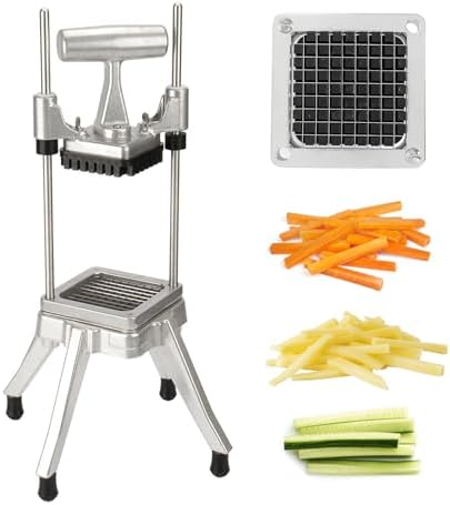 Commercial Vegetable Chopper, 3/8" Stainless Steel Dicer by POWLAB