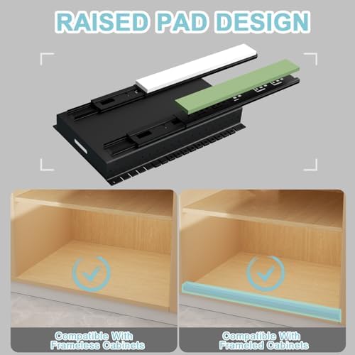 Pots and Pans Organizer Under Cabinet - 22" Deep Expandable