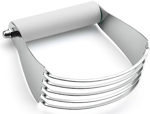 Spring Chef Large Dough Blender For Baking - Durable Pastry Blender - White by SpringChef