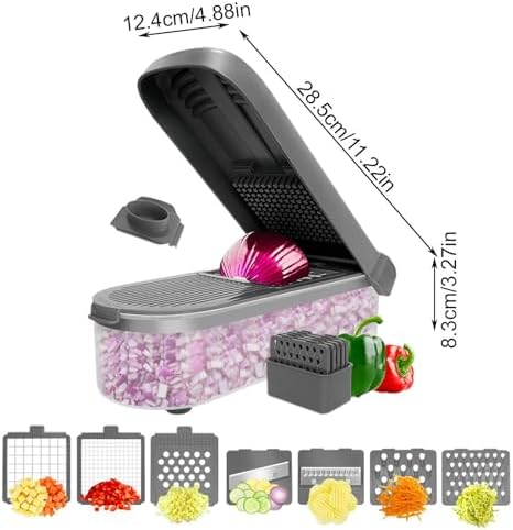 Spiralizer Vegetable Slicer Non-Slip Base, Stainless Steel Knives - Image 5
