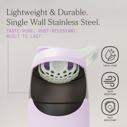 PROMIXX Pursuit Stainless Steel Shaker Bottle 32oz, Lilac - Image 4
