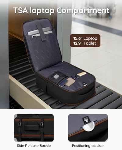 Taygeer Travel Backpack with Shoe Compartment, Work Bag Backpack for Women - Image 5