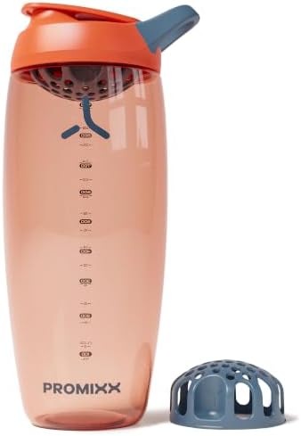 PROMIXX Pursuit Protein Shaker Bottle 32oz, Ecozen, Burnt Orange by PROMIXX