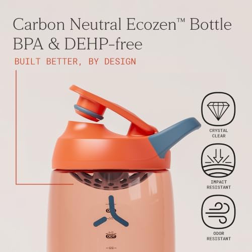 PROMIXX Pursuit Protein Shaker Bottle 32oz, Ecozen, Burnt Orange - Image 4