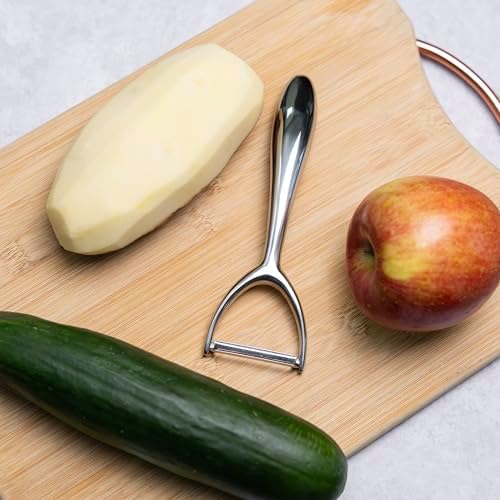 Stainless Steel Y Shaped Vegetable Peeler With Ergonomic Handle