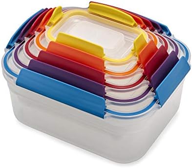 Joseph Joseph Nest Lock Airtight Leakproof Food Containers, 10-Piece Set