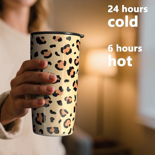 TILUCK 20 oz Insulated Coffee Tumbler with BPA-Free Lid - Image 3