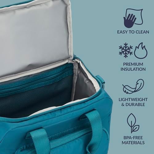 Insulated Lunch Bag, Extra-Large Capacity, Lightweight