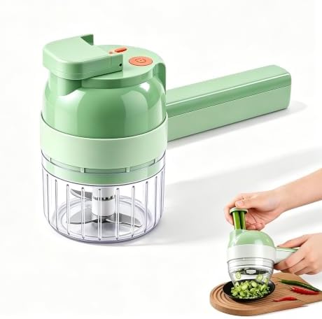 Multi Blade Chopper,Multiblade Chopper 5-In-1 Electric Vegetable Cutter Set by Unknown