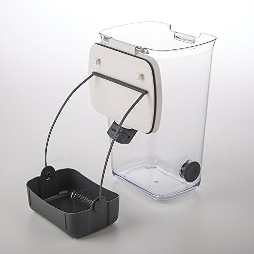 Herb Keeper – 1-Piece, White, with Removable Silicone Drain Plug, BPA-Free Plastic