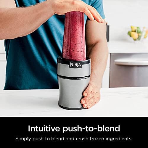 Ninja BN300 Nutri-Blender 900-Peak-Watt Personal Blender, 2 Dishwasher-Safe To-Go Cups (Renewed) - Image 4