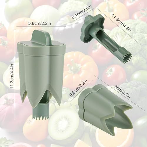 2025 New Pepper Seed Corer Remover,2 in 1 Fruit Bell Pepper Corer Seed Remover Tool,Pepper Deseeder Tool for Vegetables Kitchen Gadget. (3)